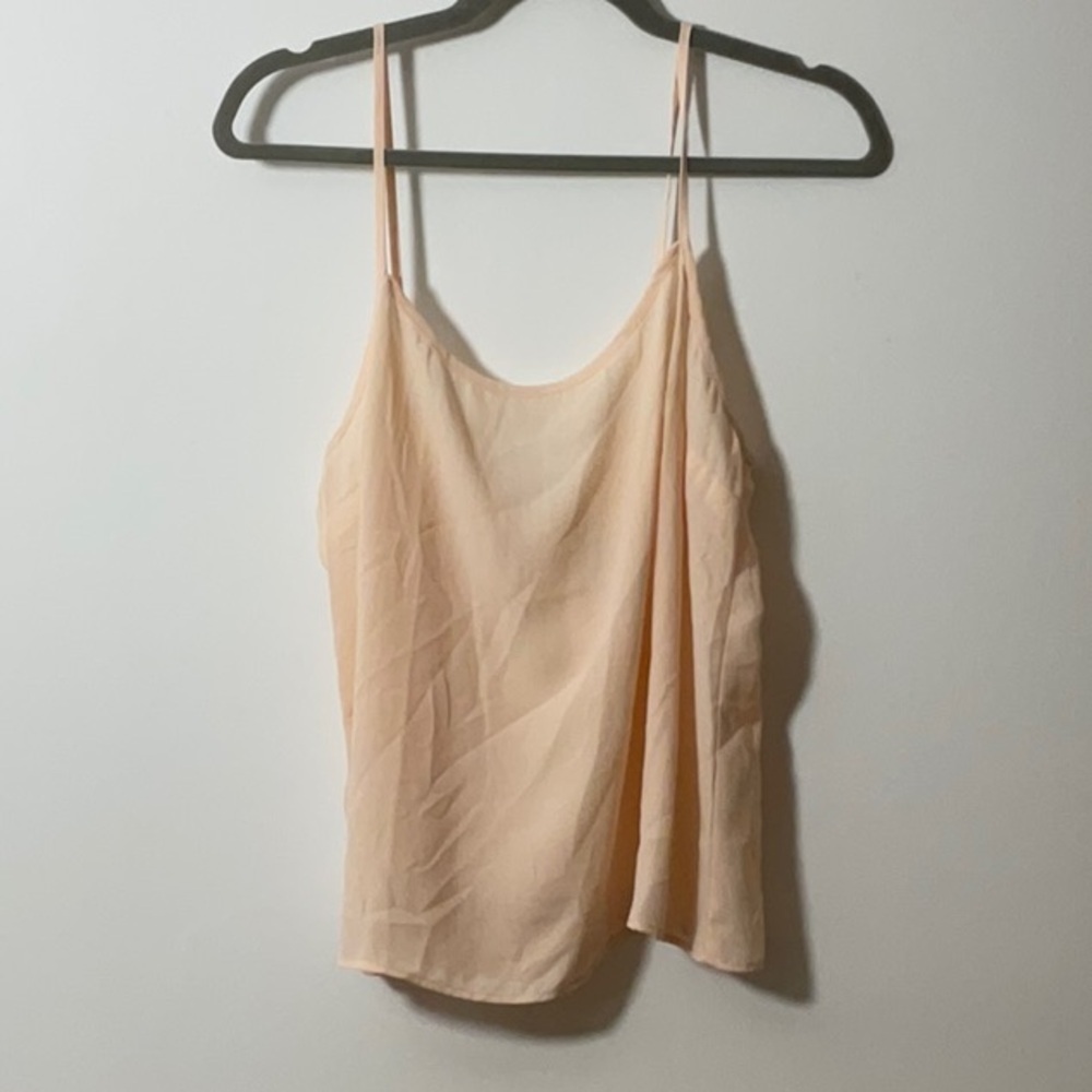 CeCe Tan Asymmetrical Camisole Top